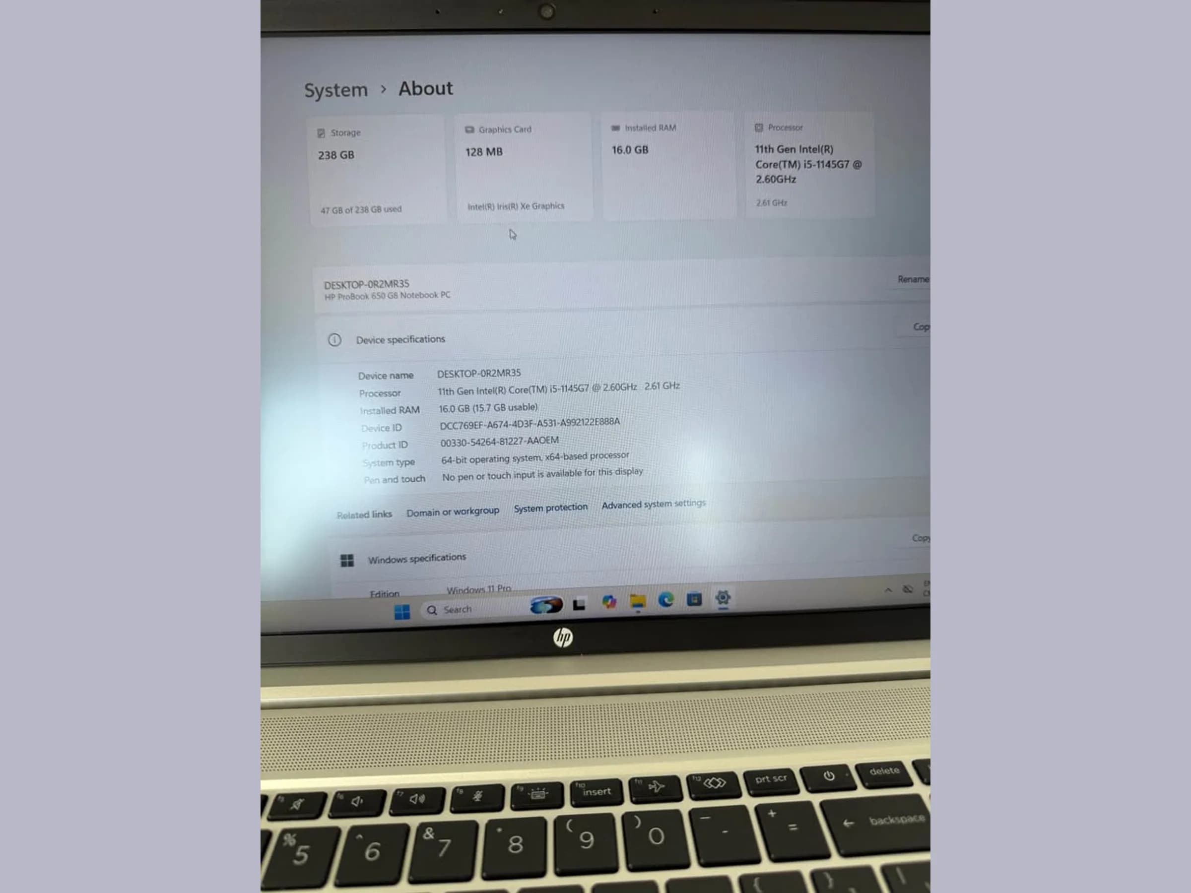 HP Probook 650 G8
